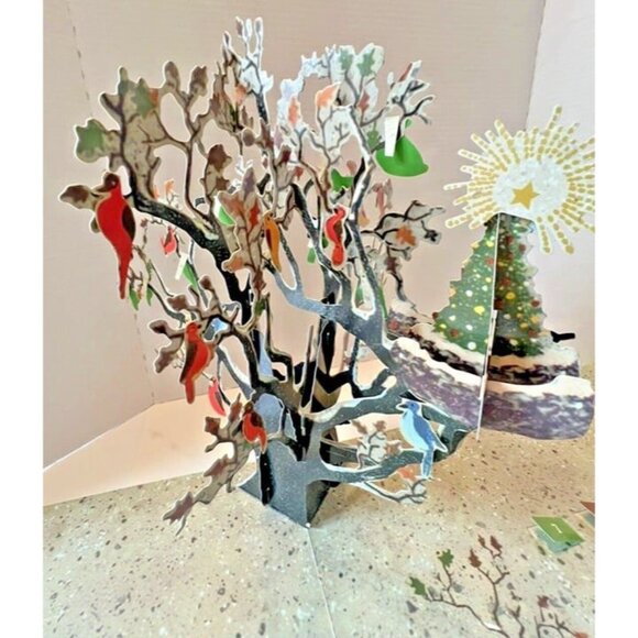 Vtg Metropolitan Museum Avian Holiday‎ Pop Up Advent Calendar 2012 Adolf Dehn - Picture 1 of 8